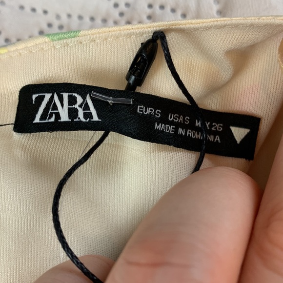 NWOT Zara Floral Mini Dress - Picture 10 of 16